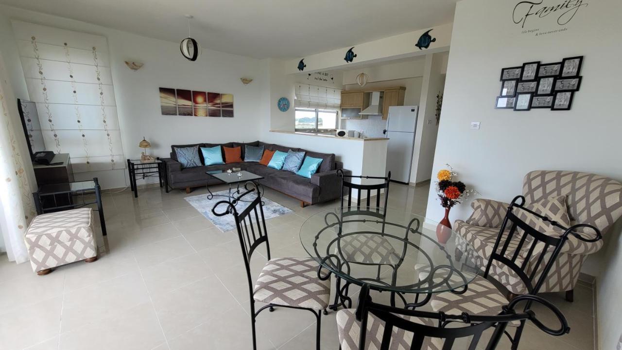 Sea And Mountain View Beachfront Penthouse Yali Exterior photo